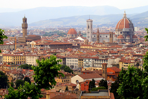 Панорама города Флоренция