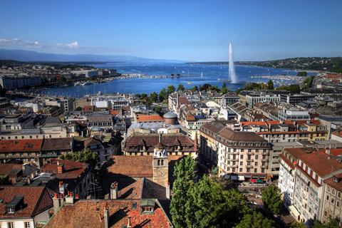 Панорама города Женева