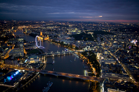 Панорама вечернего Лондона