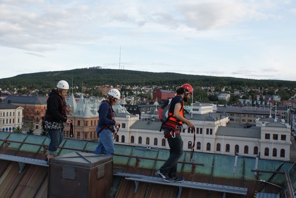 Прогулка по крышам в Стокгольме
