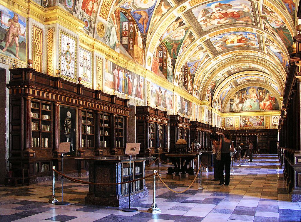 Монастырь Эскориал, библиотека.jpg